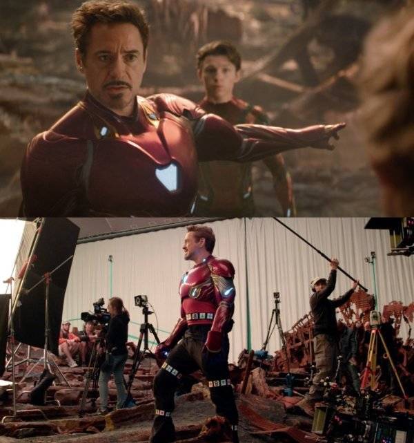 How “Infinity War” Looks Without All The Visual Effects (18 pics)