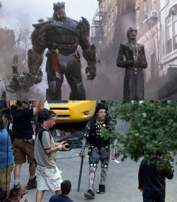 How “Infinity War” Looks Without All The Visual Effects (18 pics)