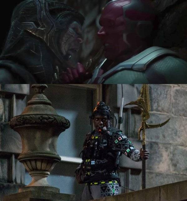 How “Infinity War” Looks Without All The Visual Effects (18 pics)