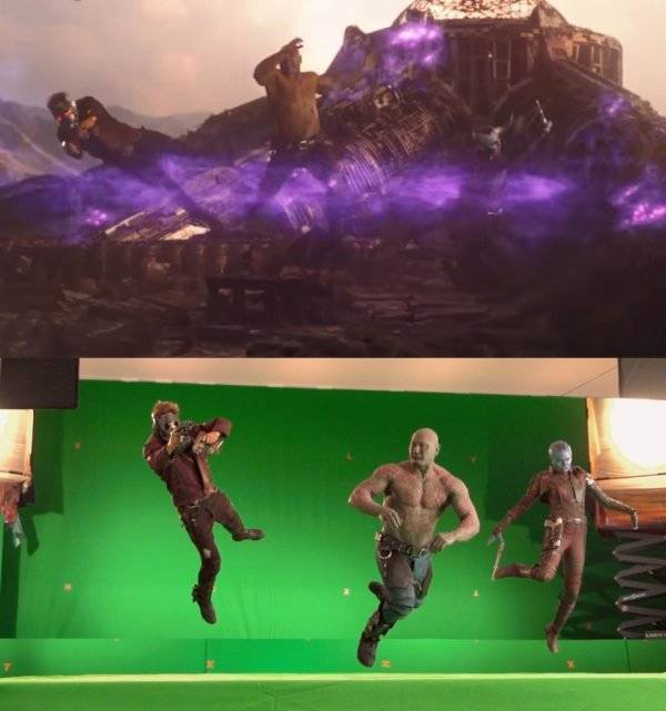 How “Infinity War” Looks Without All The Visual Effects (18 pics)