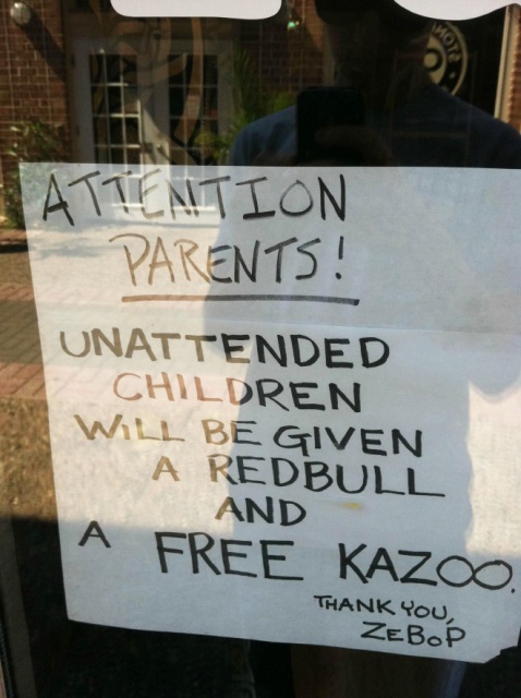 Funny “Unattended Children” Warning Signs (19 pics)