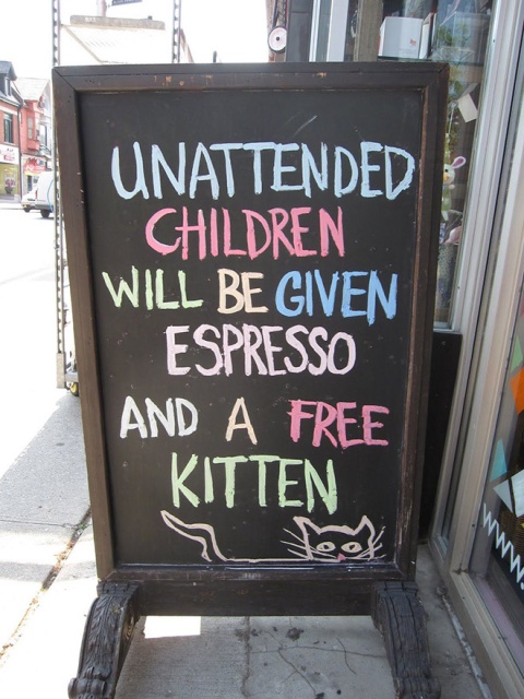 Funny “Unattended Children” Warning Signs (19 pics)