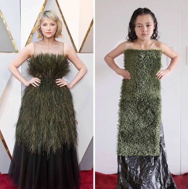 Nine-Year-Old Girl Uses Food And Other Things To Look Like Celebrities (30 pics)