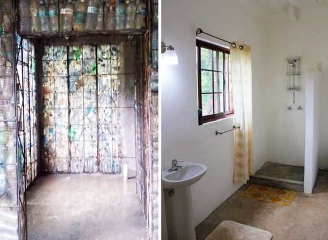 Houses Made Out Of Discarded Plastic Bottles (18 pics)