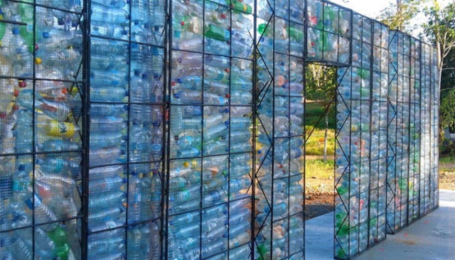 Houses Made Out Of Discarded Plastic Bottles (18 pics)