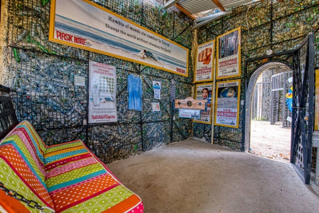 Houses Made Out Of Discarded Plastic Bottles (18 pics)