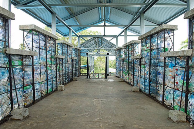 Houses Made Out Of Discarded Plastic Bottles (18 pics)