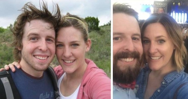 Couples Compare Their Current Photos To Their High School Photos (22 pics)