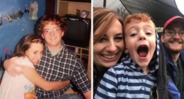 Couples Compare Their Current Photos To Their High School Photos (22 pics)