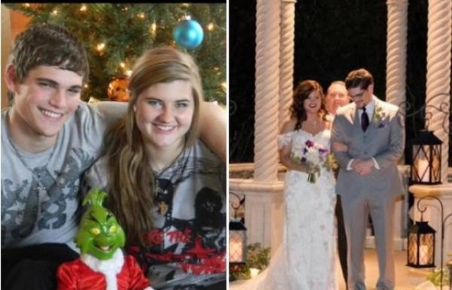 Couples Compare Their Current Photos To Their High School Photos (22 pics)