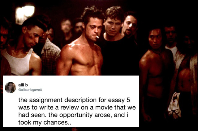 essay on fight club