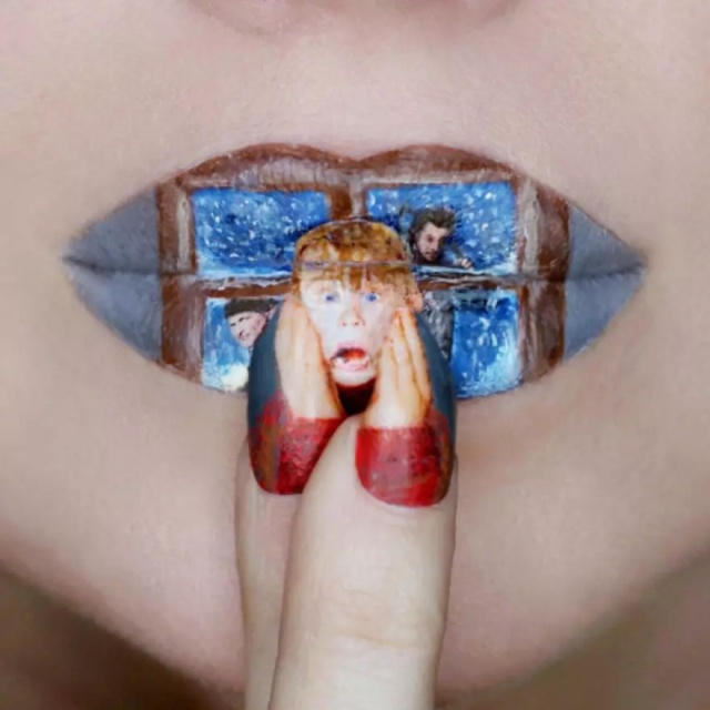 Lips As A Canvas To Create Pop Culture-Inspired Art (25 pics)