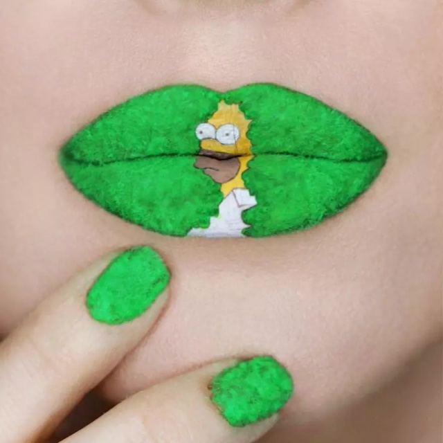 Lips As A Canvas To Create Pop Culture-Inspired Art (25 pics)
