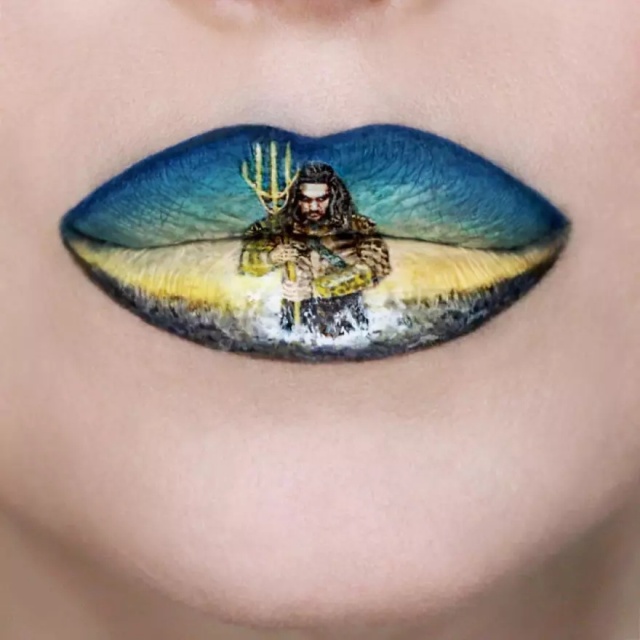 Lips As A Canvas To Create Pop Culture-Inspired Art (25 pics)