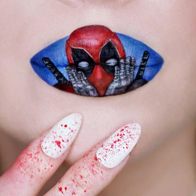 Lips As A Canvas To Create Pop Culture-Inspired Art (25 pics)