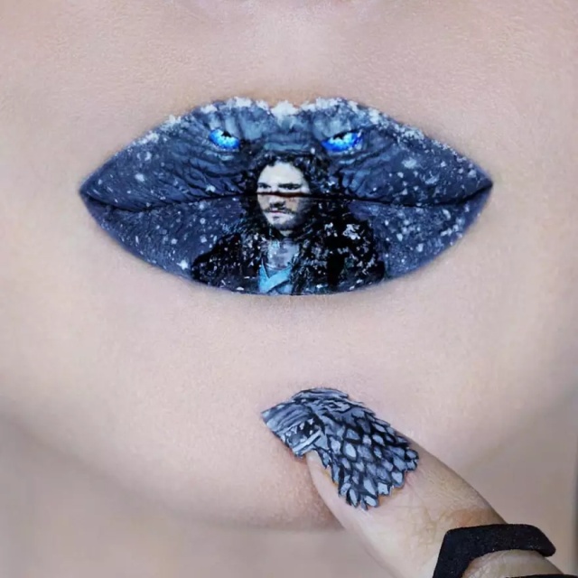 Lips As A Canvas To Create Pop Culture-Inspired Art (25 pics)