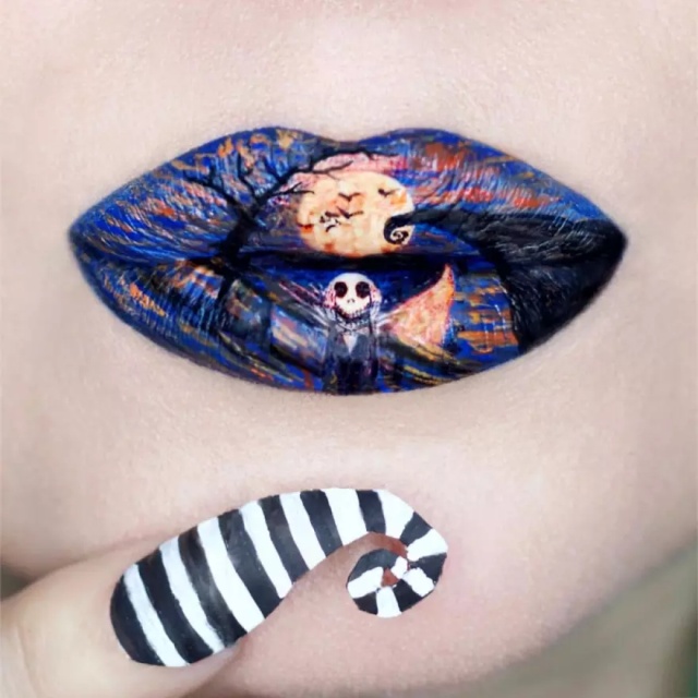 Lips As A Canvas To Create Pop Culture-Inspired Art (25 pics)