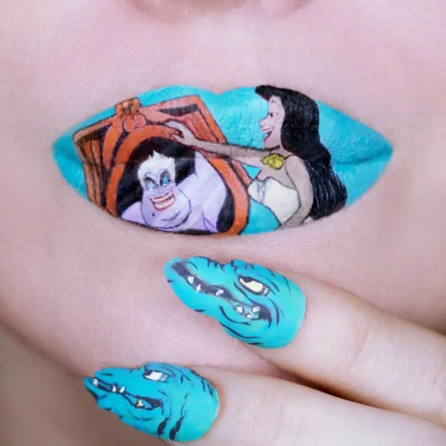 Lips As A Canvas To Create Pop Culture-Inspired Art (25 pics)