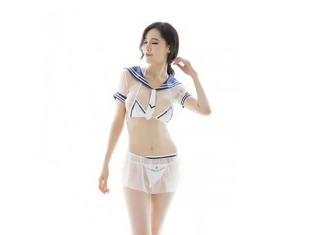 See-Through Japanese Schoolgirl Lingerie (9 pics)