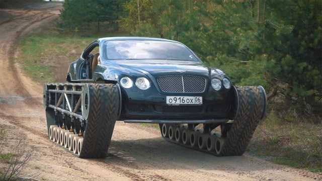 Russians Has Built A Bentley Continental GT Tank (8 pics)