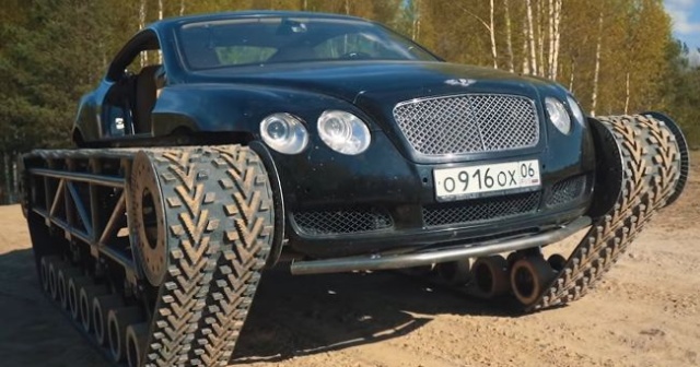 Russians Has Built A Bentley Continental GT Tank (8 pics)