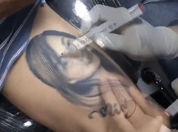 The Best Way To Hide Your Ex-Girlfriend's Tattoo (5 gifs)