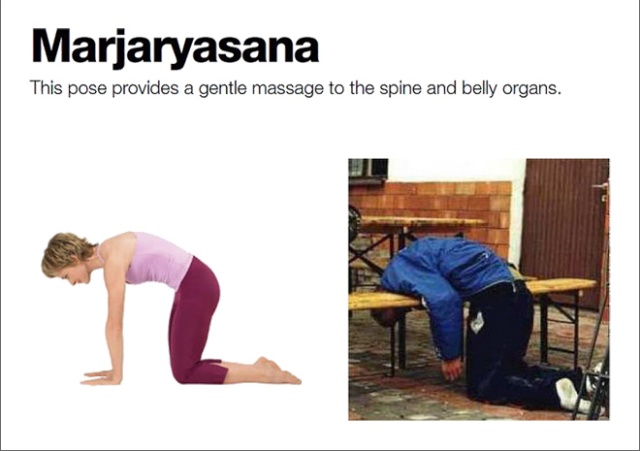 Drunk Yoga Positions (10 pics)