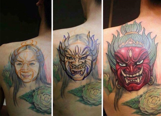 Covering Up Tattoos In Creative Way (31 pics)