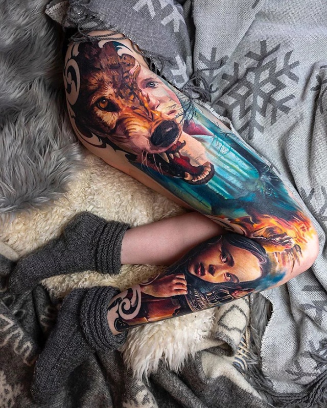 Great Leg Tattoos (25 pics)