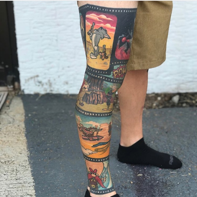 Great Leg Tattoos (25 pics)