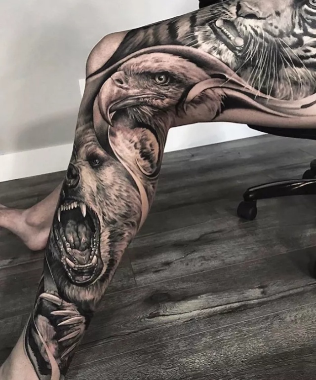 Great Leg Tattoos (25 pics)