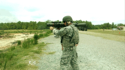 Most Powerful Hand-held Rifle Vs A Tank (14 gifs)