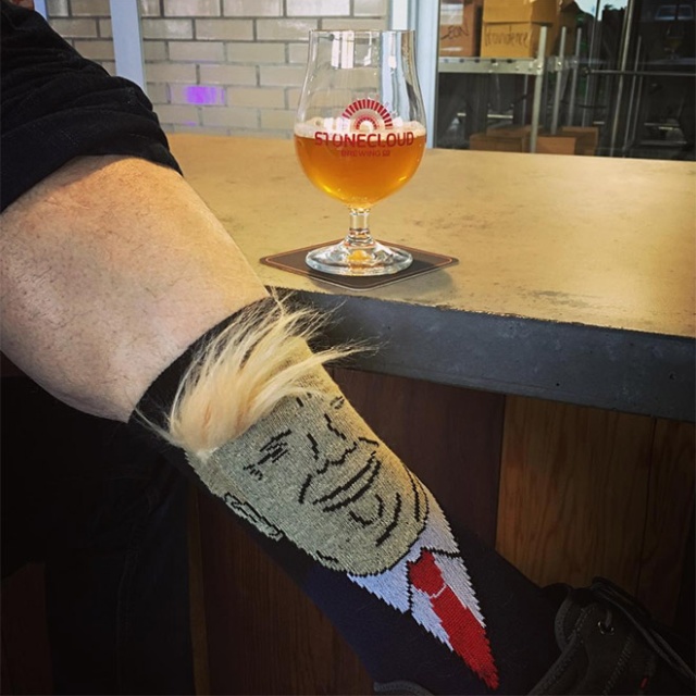 Donald Trump Socks With Comb-Over Hair (19 pics)