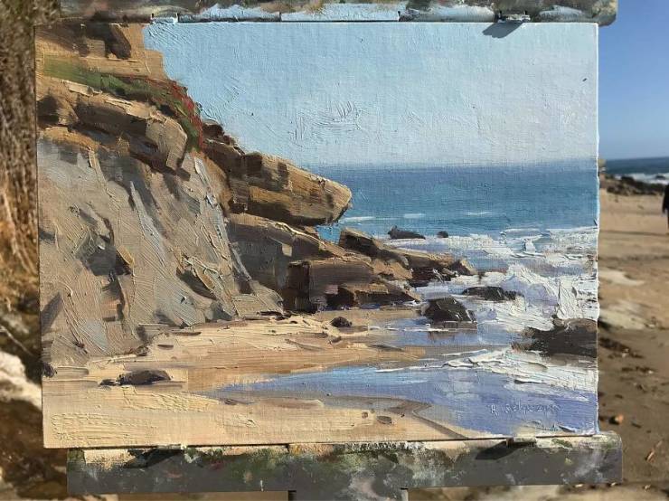 Artist Combines Paintings And Photos Of Nature (30 pics)