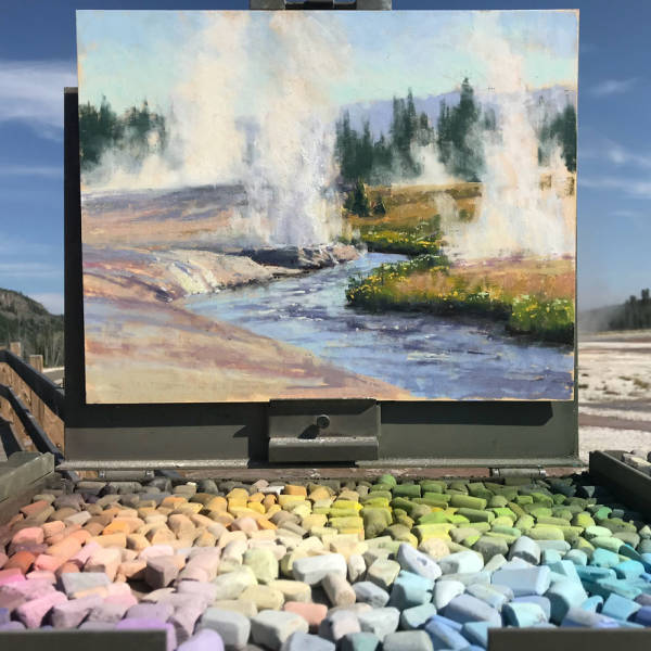 Artist Combines Paintings And Photos Of Nature (30 pics)