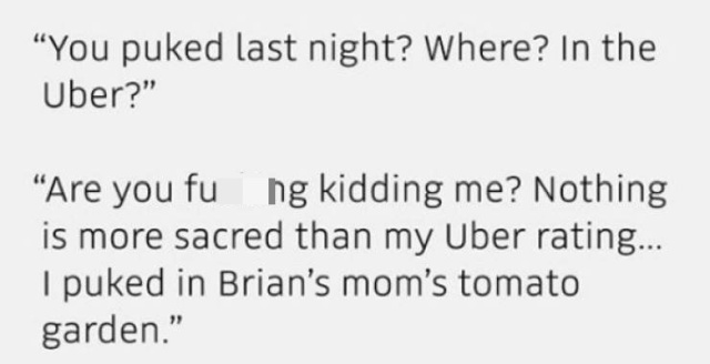 Overheard In Ubers (25 pics)