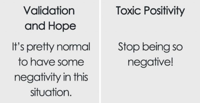 The Difference Between Support And Toxic Positivity (9 pics)