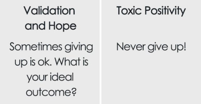 The Difference Between Support And Toxic Positivity (9 pics)