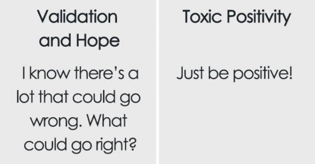 The Difference Between Support And Toxic Positivity (9 pics)