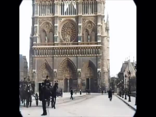 Colorized Paris Of The 1890's With Sound
