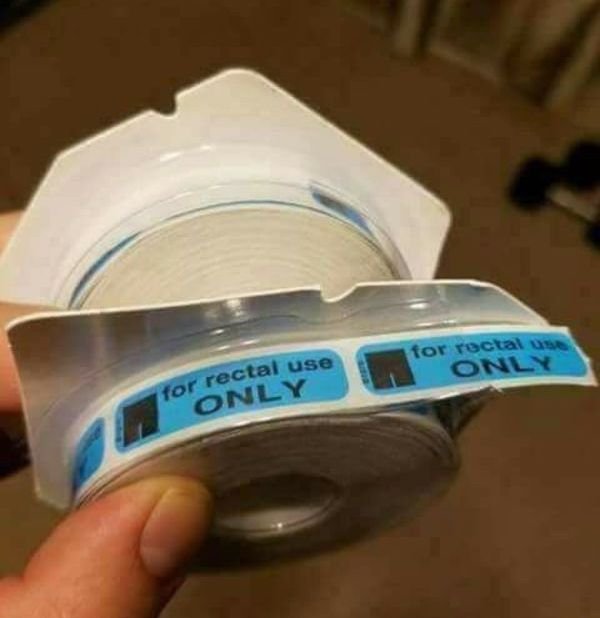 "For Rectal Use Only Stickers" Placed Anywhere (35 pics)