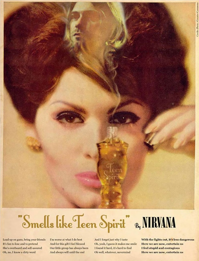 Famous Music Hits Turned Into Vintage Ad Posters (35 pics)