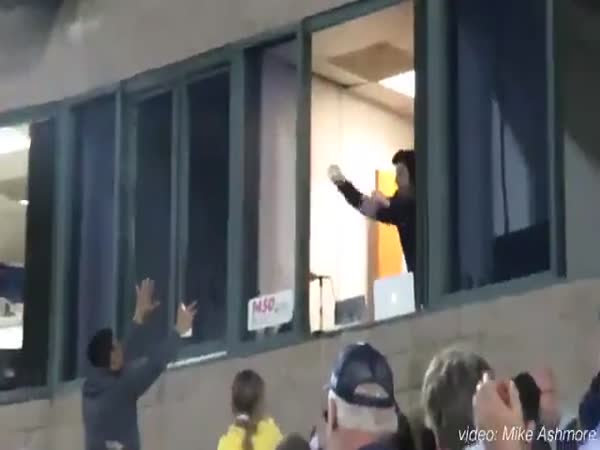 Baseball Announcer Nails His Job In Two Ways At The Same Time