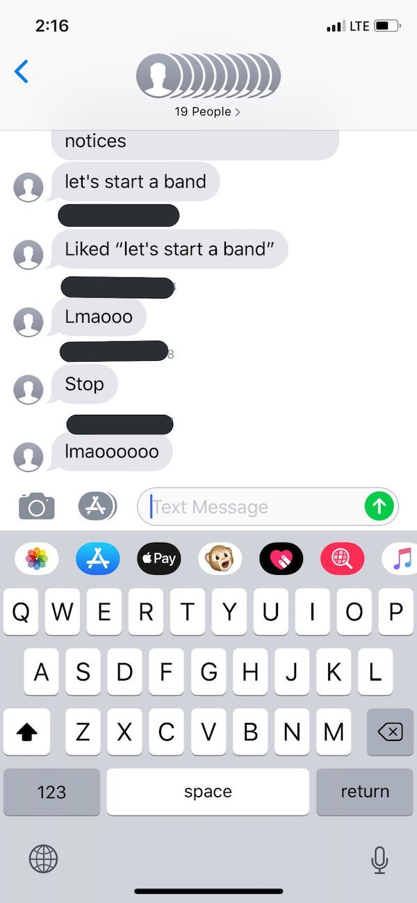 Wrong Number Text From UPS Leads To Neighborhood Band (9 pics)
