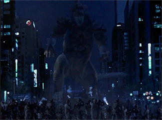 Cheap Godzillas (15 GIFs)