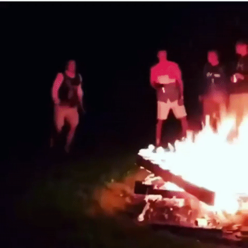 People Playing With Fire (17 GIFs)