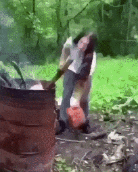 People Playing With Fire (17 GIFs)