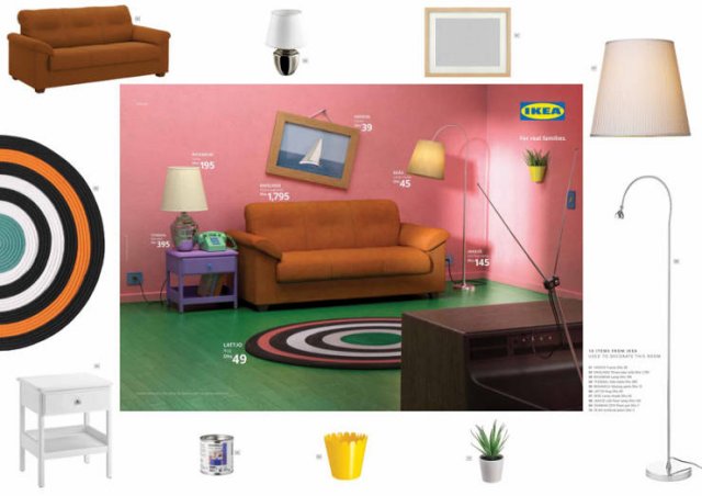 Rooms From Famous TV Shows Recreated With IKEA Products (9 pics)