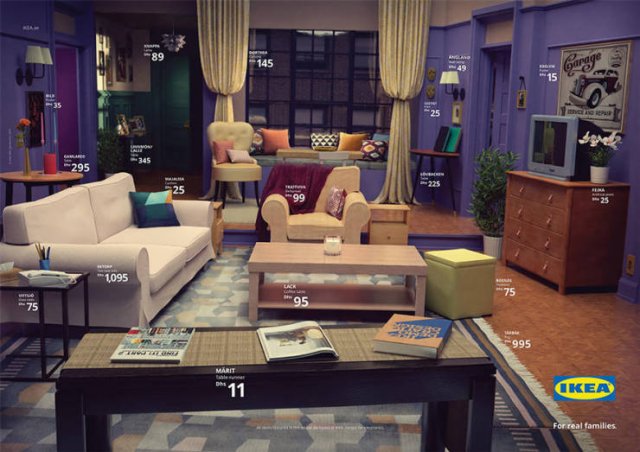 Rooms From Famous TV Shows Recreated With IKEA Products (9 pics)