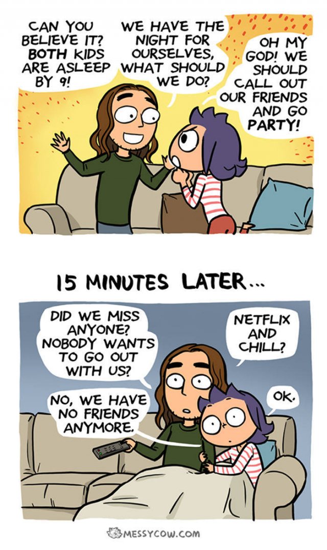True And Funny Comics About Parenting (30 pics)